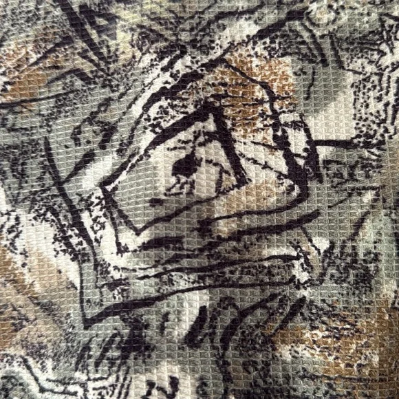 Vintage 90s Basic elements long sleeve abstract art button down shirt - Picture 7 of 10